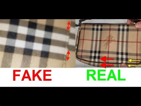 burberry real vs fake purse|knock off burberry purse.